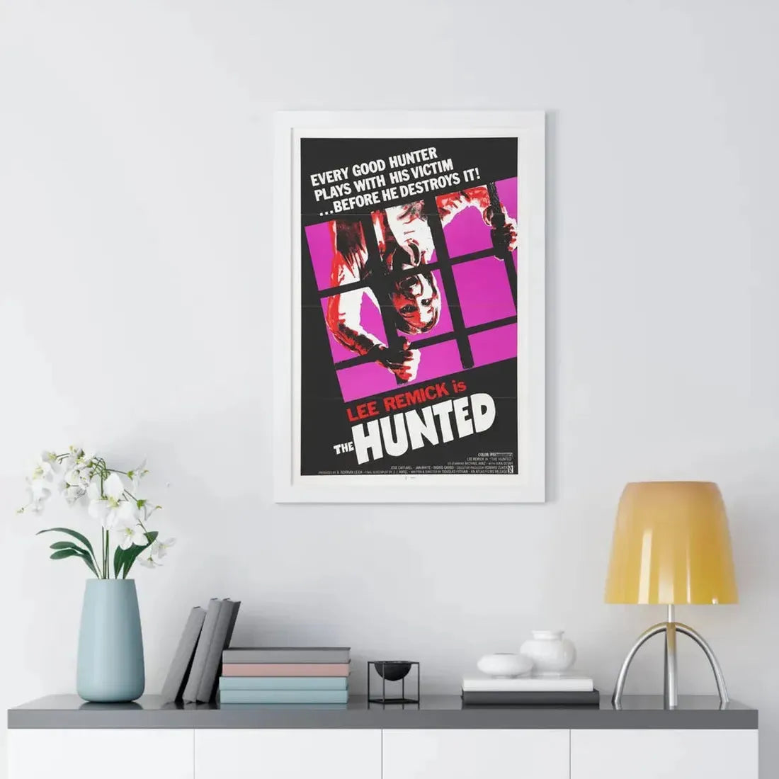 THE HUNTED 1974 - Framed Movie Poster - The Sticker Space