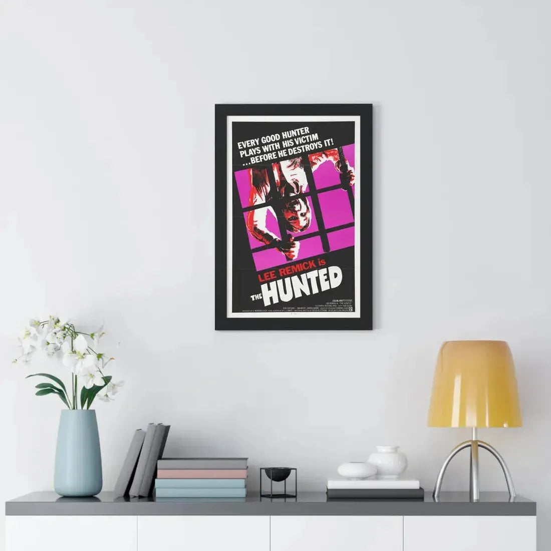 THE HUNTED 1974 - Framed Movie Poster - The Sticker Space