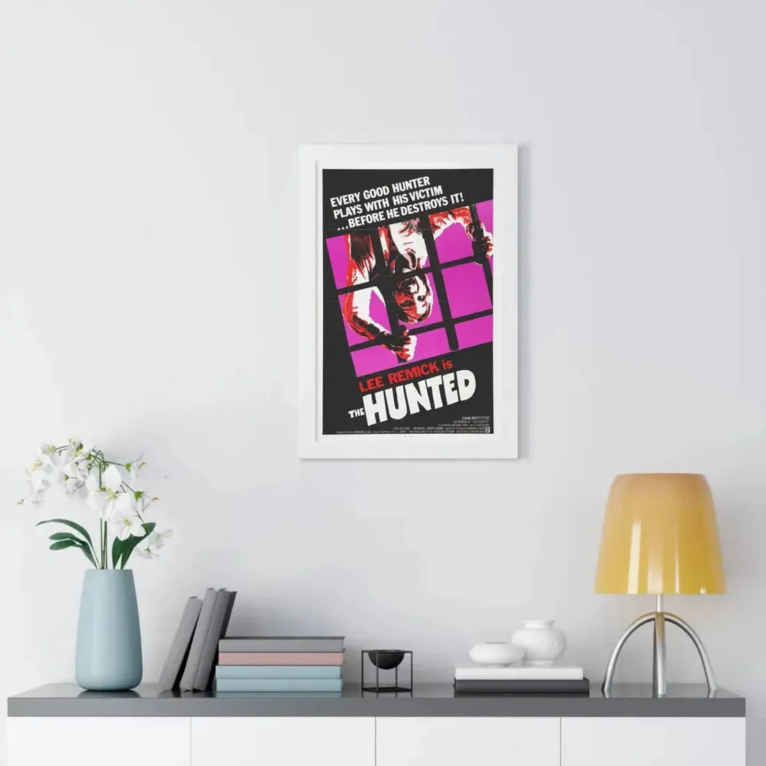 THE HUNTED 1974 - Framed Movie Poster - The Sticker Space