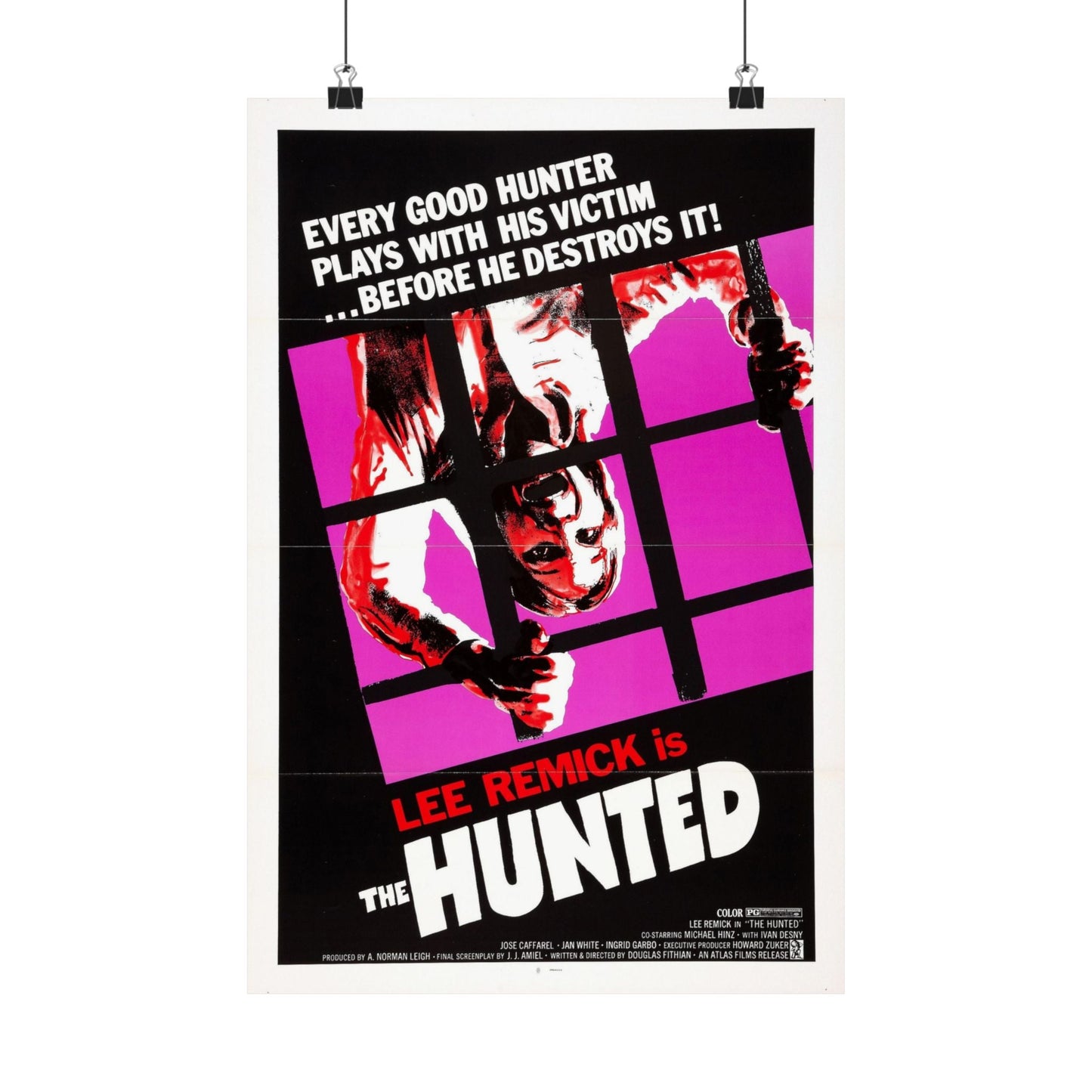 THE HUNTED 1974 - Paper Movie Poster-12″ x 18″-The Sticker Space