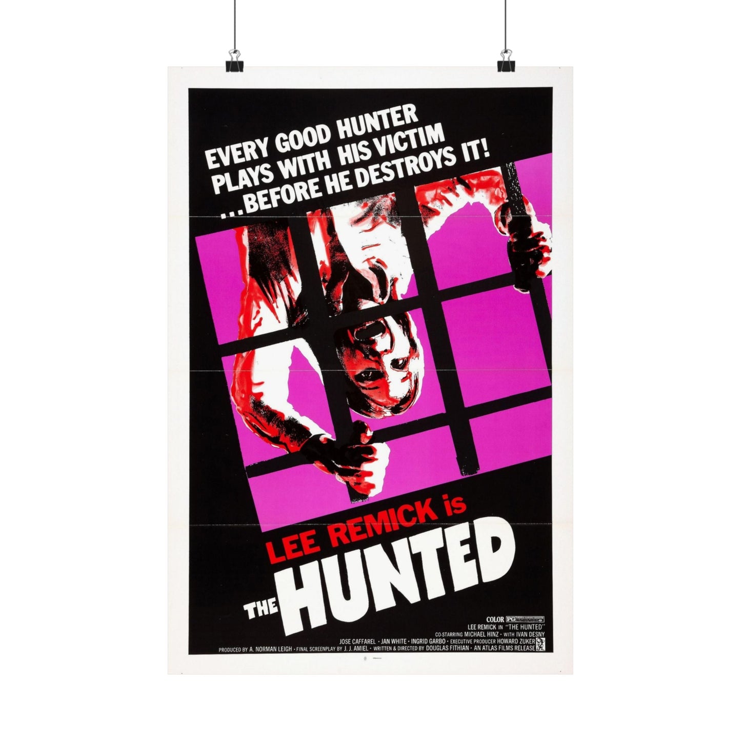 THE HUNTED 1974 - Paper Movie Poster-16″ x 24″-The Sticker Space