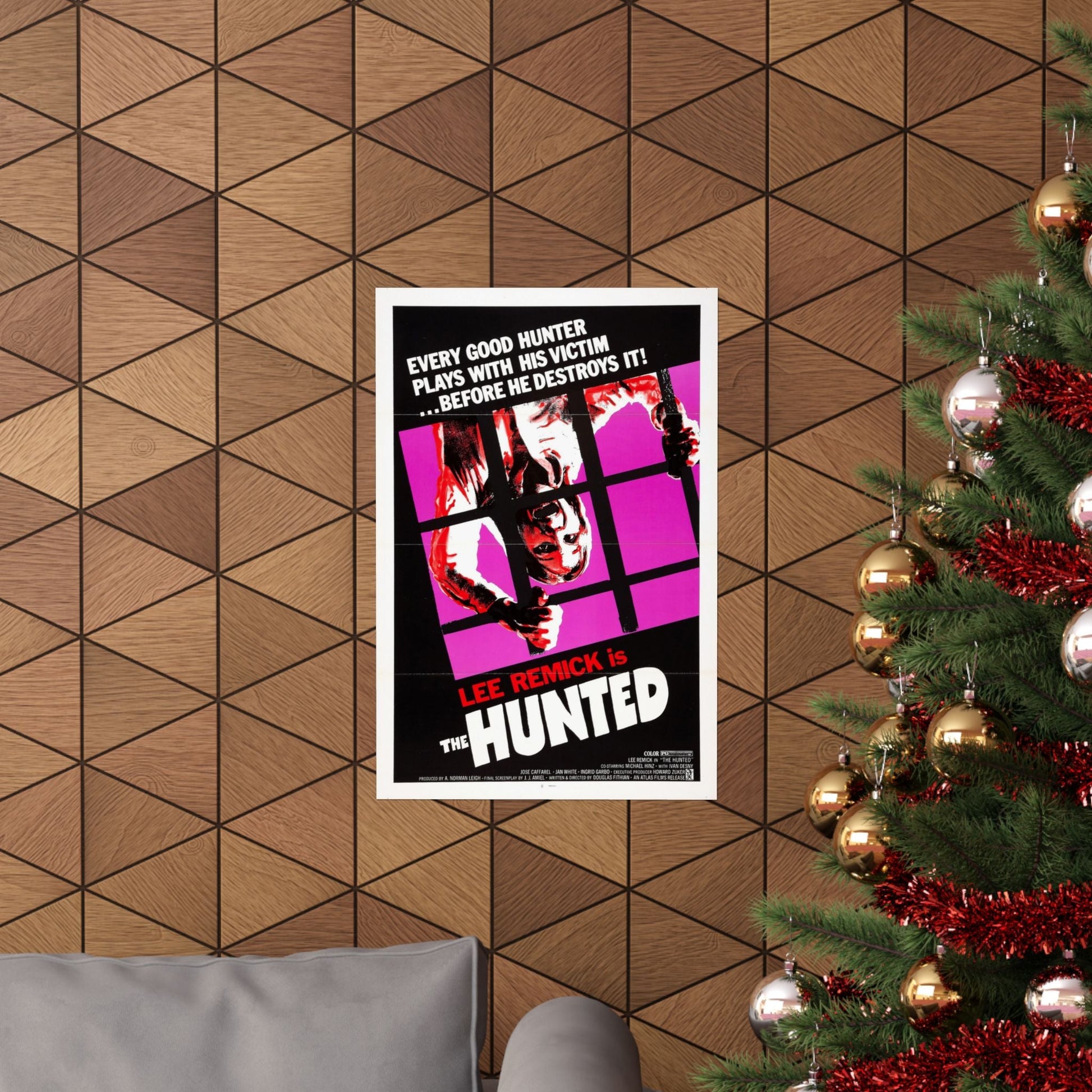 THE HUNTED 1974 - Paper Movie Poster-The Sticker Space