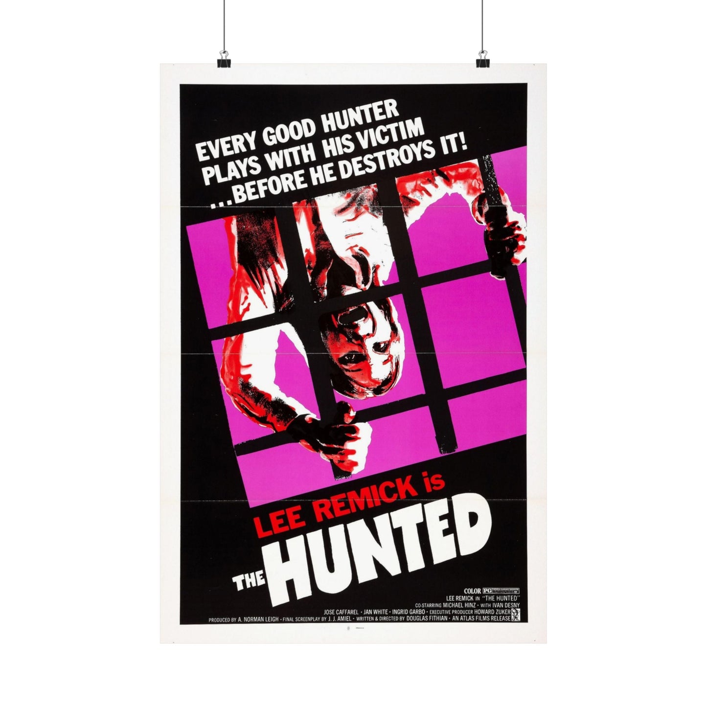 THE HUNTED 1974 - Paper Movie Poster-20″ x 30″-The Sticker Space