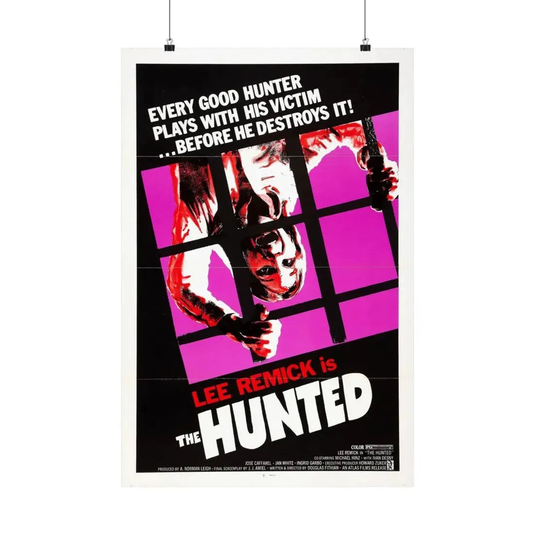 THE HUNTED 1974 - Paper Movie Poster 20″ x 30″ Matte - The Sticker Space