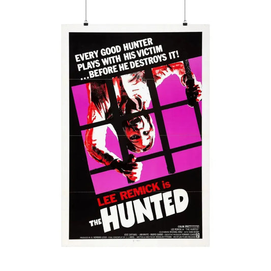 THE HUNTED 1974 - Paper Movie Poster 24″ x 36″ Matte - The Sticker Space