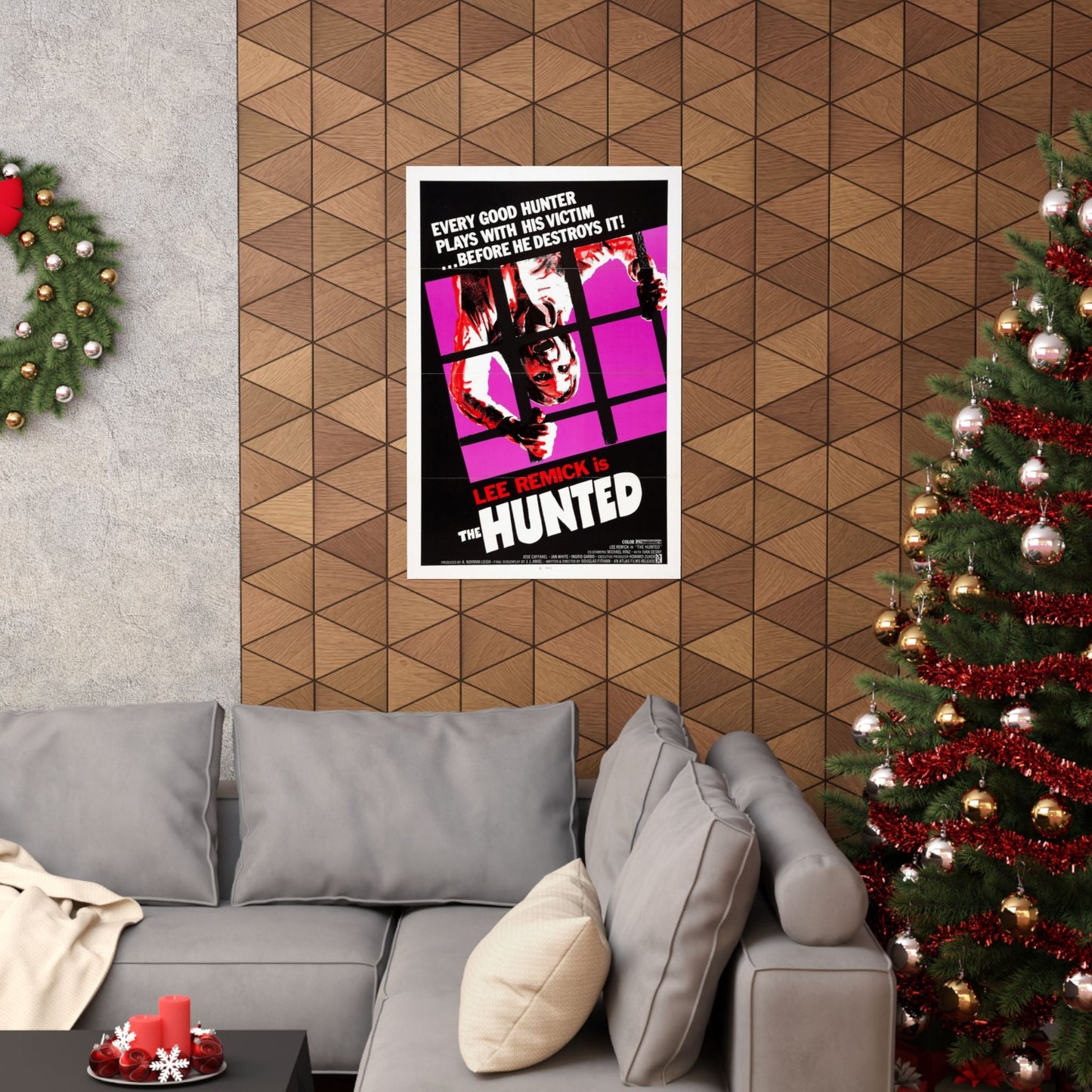 THE HUNTED 1974 - Paper Movie Poster-The Sticker Space