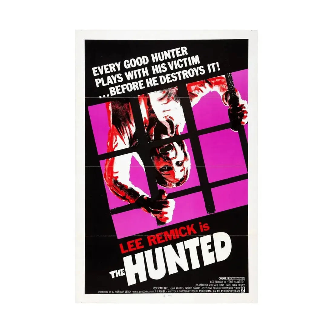 THE HUNTED 1974 - Paper Movie Poster - The Sticker Space