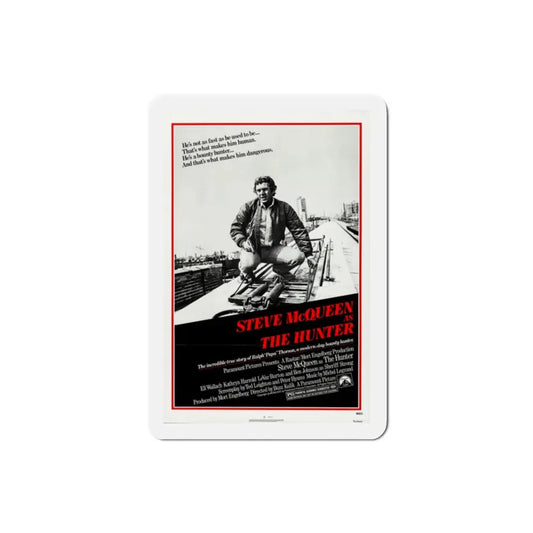 The Hunter 1980 Movie Poster Refrigerator Magnet 2 Inch - The Sticker Space
