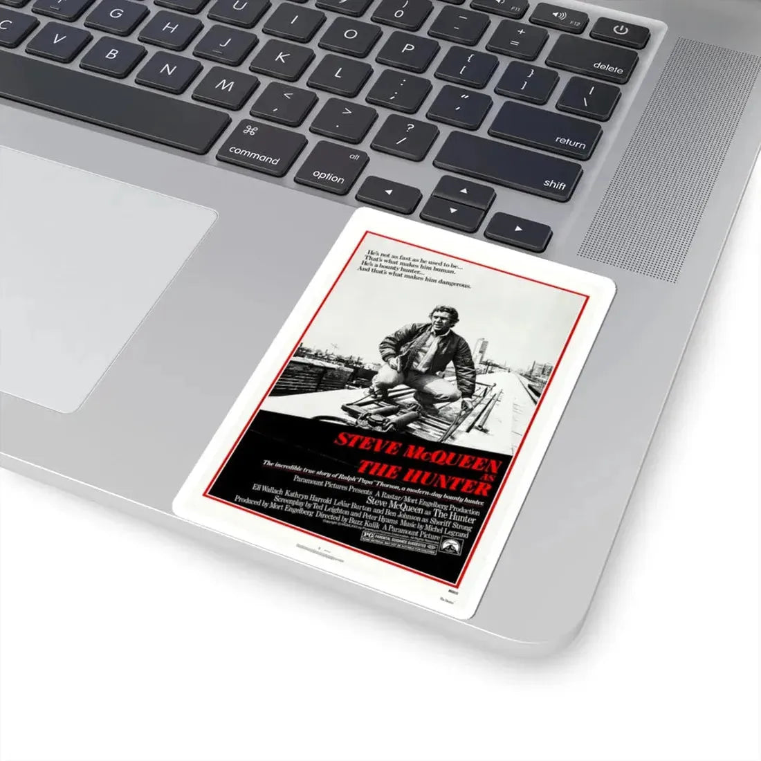 The Hunter 1980 Movie Poster - STICKER Vinyl Kiss-Cut Decal - The Sticker Space