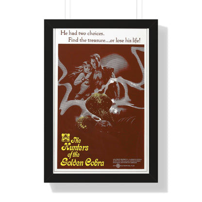 THE HUNTERS OF THE GOLDEN COBRA (2) 1982 - Framed Movie Poster-16″ x 24″-The Sticker Space