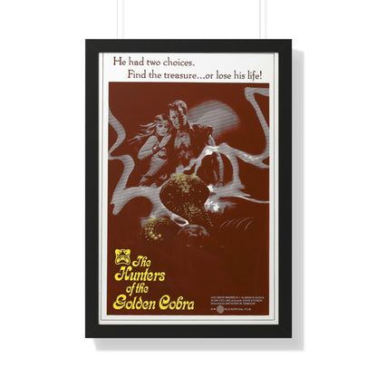 THE HUNTERS OF THE GOLDEN COBRA (2) 1982 - Framed Movie Poster-20" x 30"-The Sticker Space