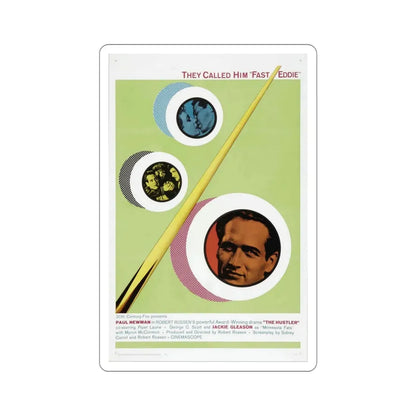 The Hustler 1961 Movie Poster STICKER Vinyl Die-Cut Decal 6 Inch - The Sticker Space