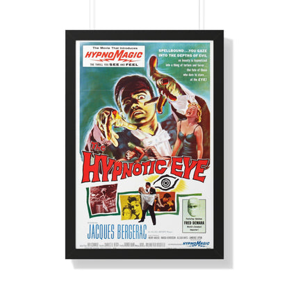 THE HYPNOTIC EYE 1960 - Framed Movie Poster-20" x 30"-The Sticker Space