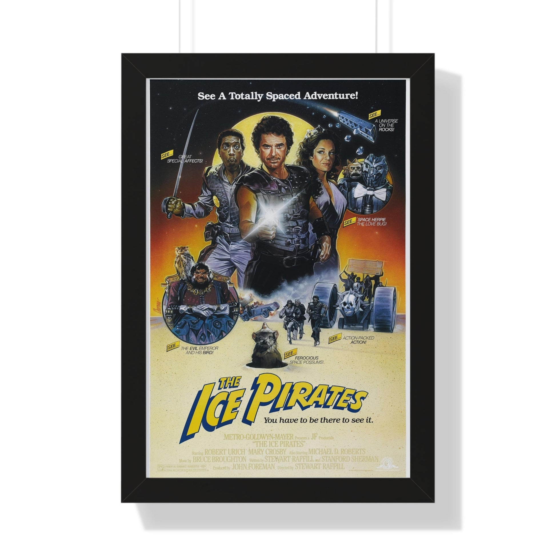 THE ICE PIRATES 1984 - Framed Movie Poster-16″ x 24″-The Sticker Space