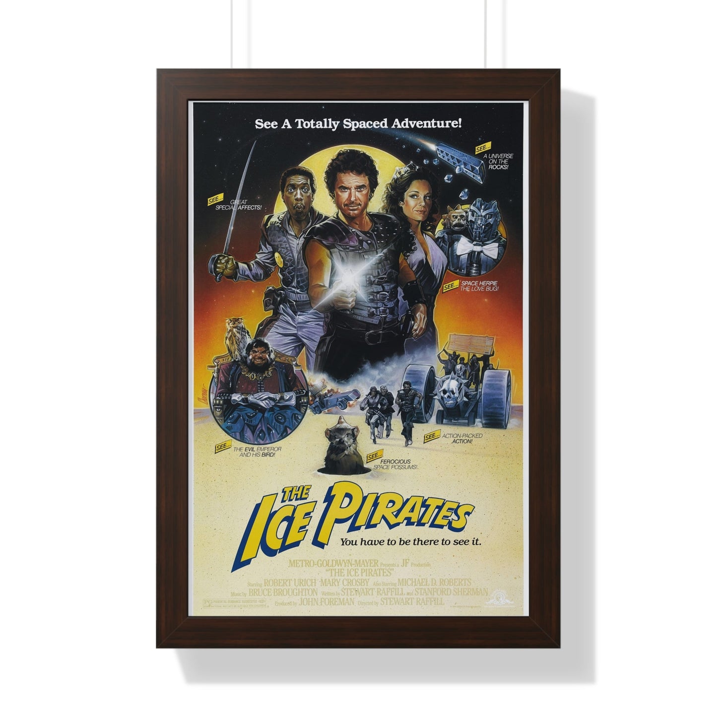 THE ICE PIRATES 1984 - Framed Movie Poster-16″ x 24″-The Sticker Space