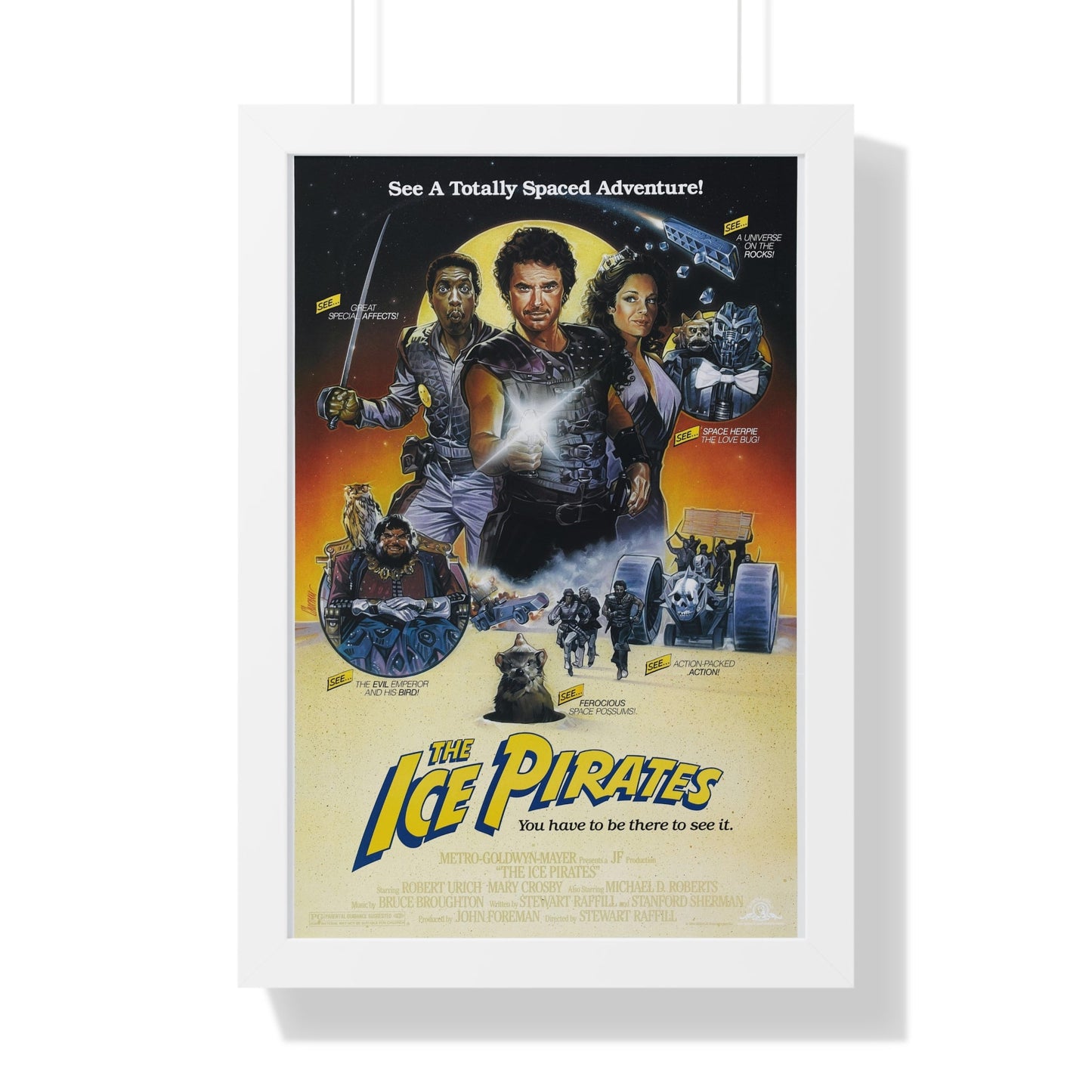 THE ICE PIRATES 1984 - Framed Movie Poster-16″ x 24″-The Sticker Space