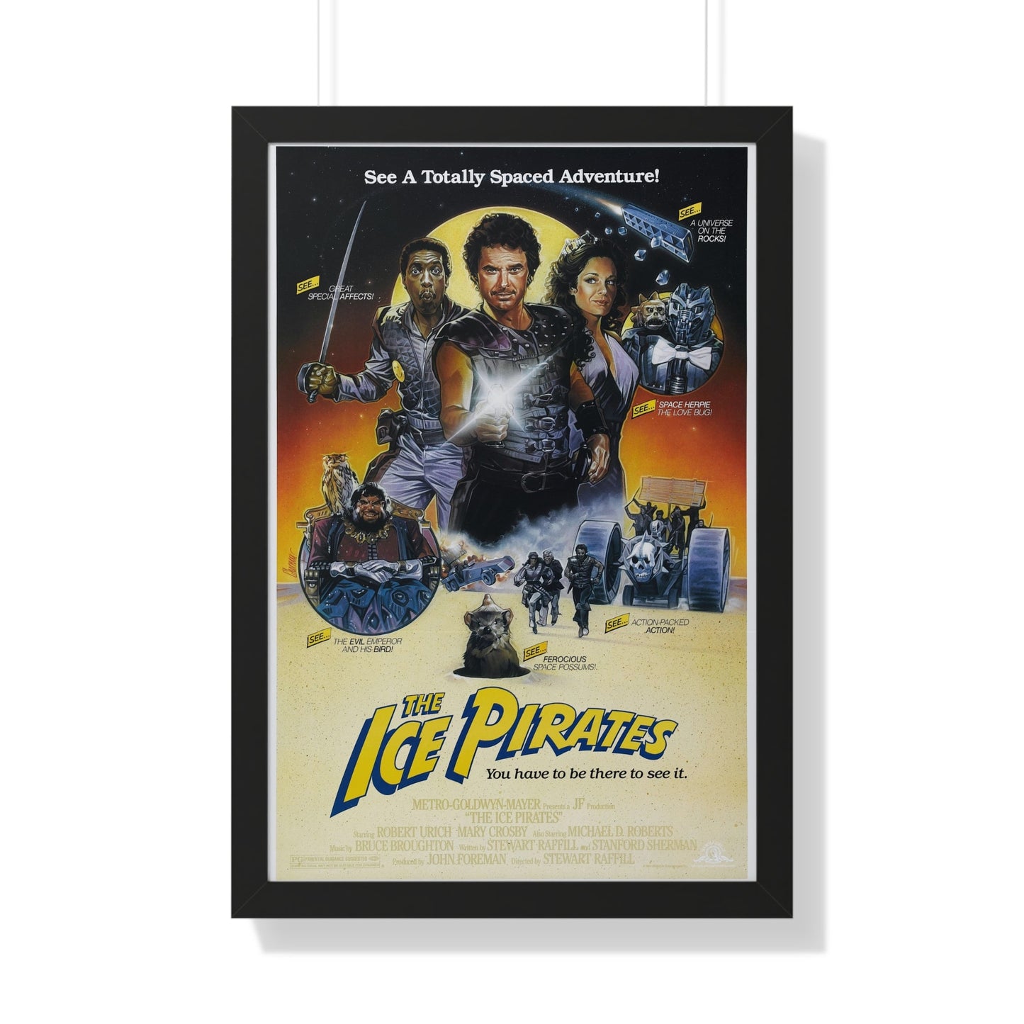 THE ICE PIRATES 1984 - Framed Movie Poster-20" x 30"-The Sticker Space