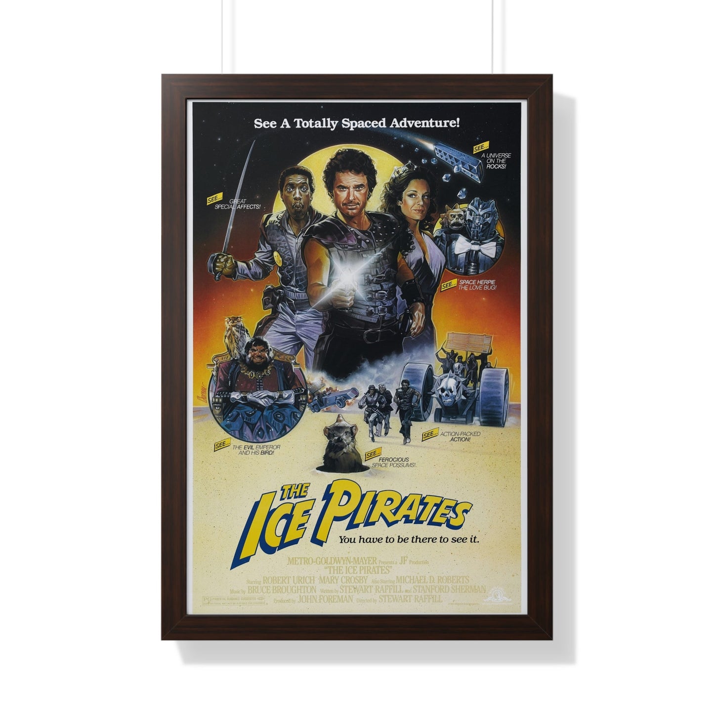 THE ICE PIRATES 1984 - Framed Movie Poster-20" x 30"-The Sticker Space