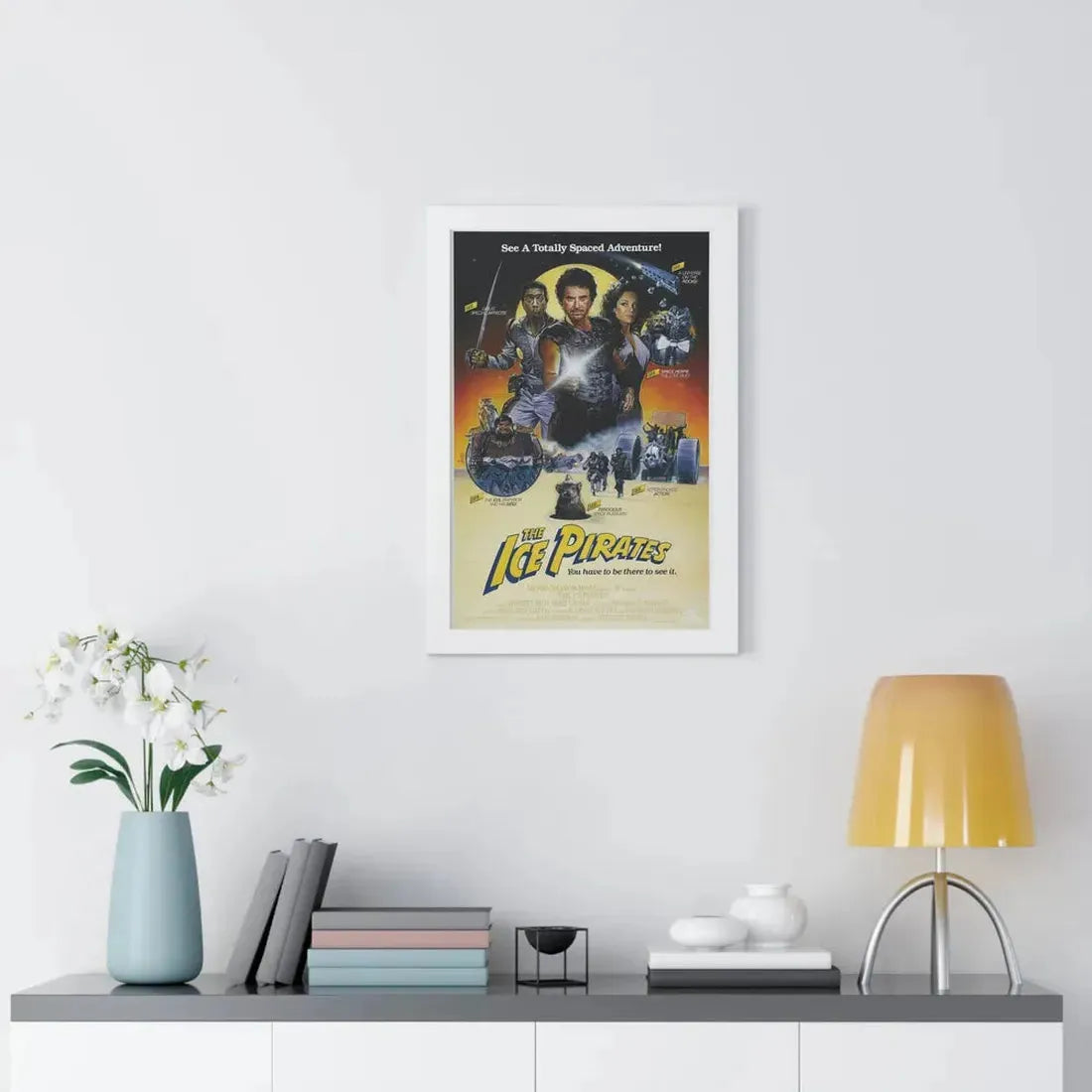 THE ICE PIRATES 1984 - Framed Movie Poster - The Sticker Space