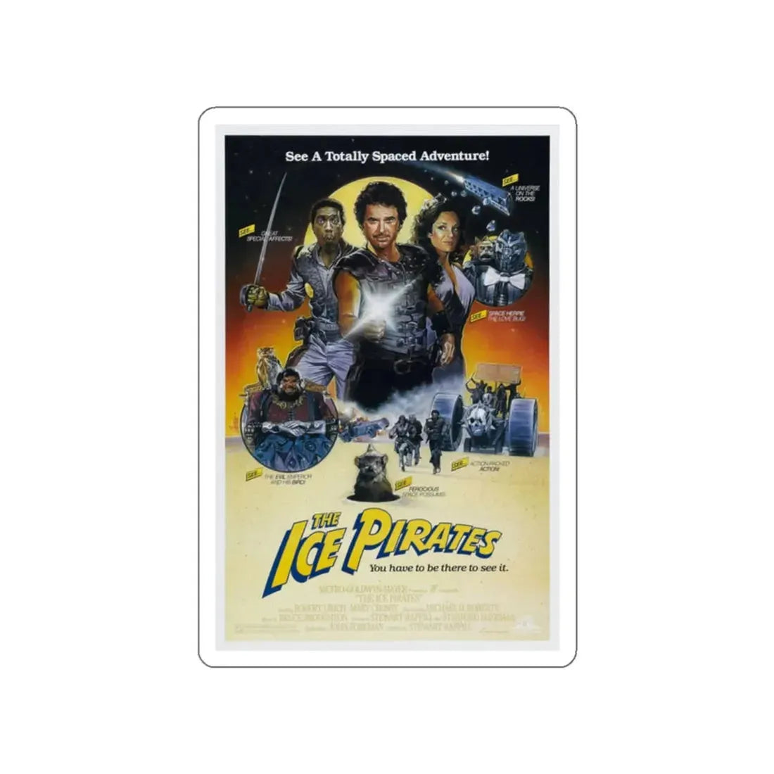 THE ICE PIRATES 1984 Movie Poster STICKER Vinyl Die-Cut Decal 2 Inch - The Sticker Space