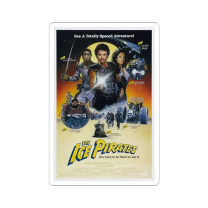 THE ICE PIRATES 1984 Movie Poster - STICKER Vinyl Kiss-Cut Decal 2 Inch White - The Sticker Space