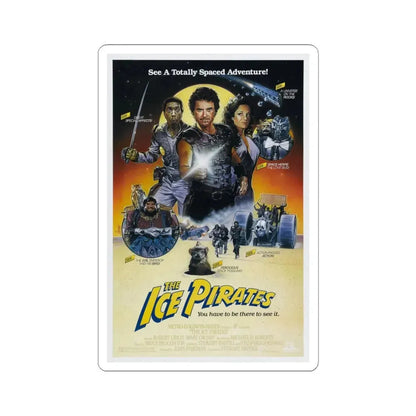 THE ICE PIRATES 1984 Movie Poster - STICKER Vinyl Kiss-Cut Decal 3 Inch White - The Sticker Space