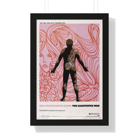 THE ILLUSTRATED MAN 1969 - Framed Movie Poster 16″ x 24″ Black - The Sticker Space