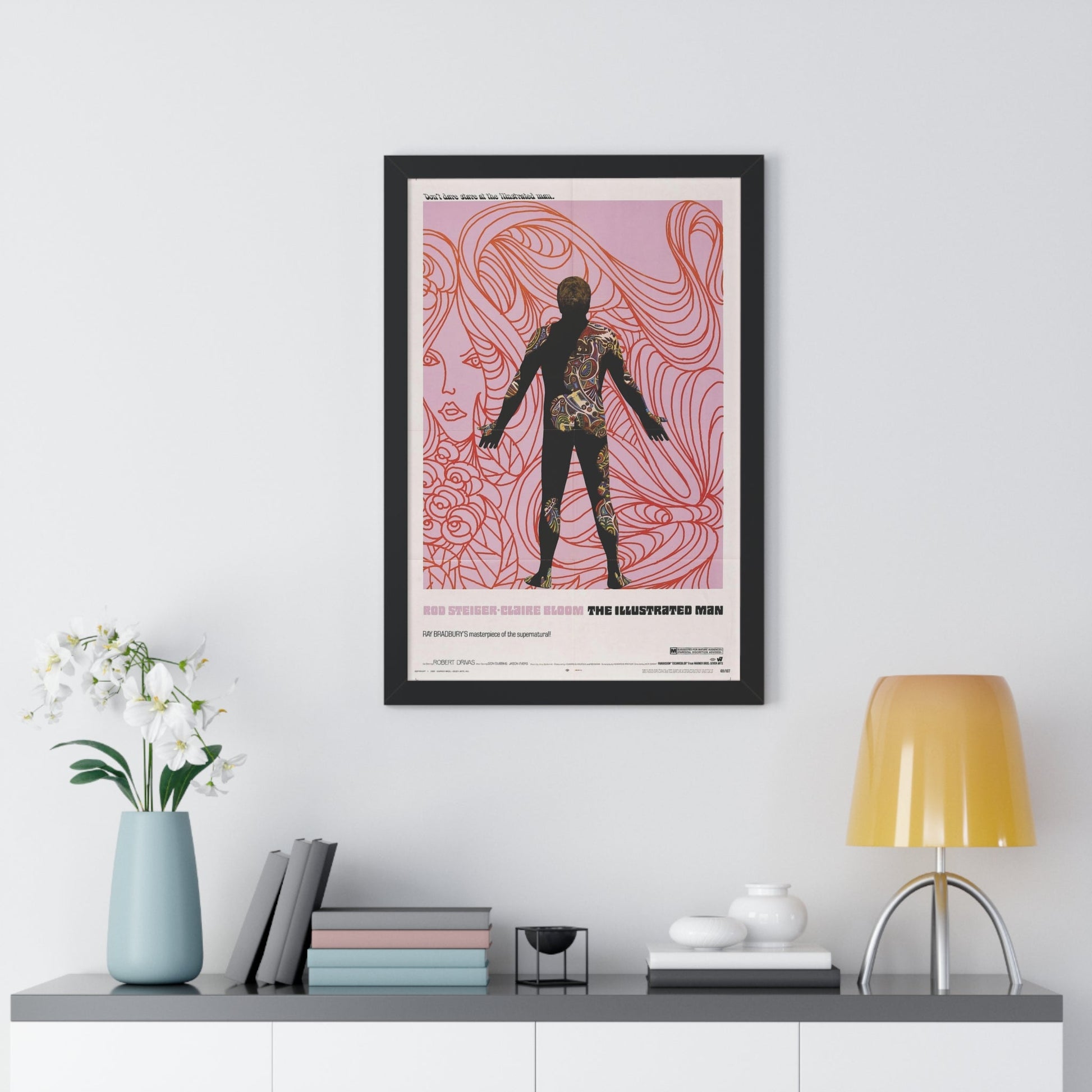 THE ILLUSTRATED MAN 1969 - Framed Movie Poster-The Sticker Space