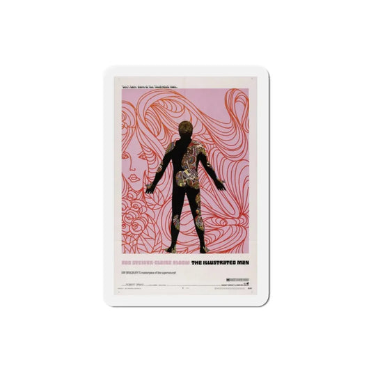 The Illustrated Man 1969 Movie Poster Refrigerator Magnet 2 Inch - The Sticker Space