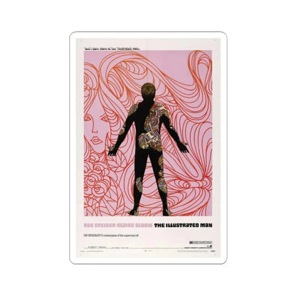 THE ILLUSTRATED MAN 1969 Movie Poster - STICKER Vinyl Kiss-Cut Decal 2 Inch White - The Sticker Space