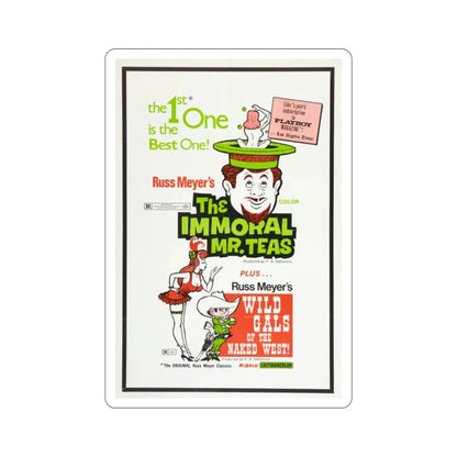 The Immoral Mr Teas 1959 Movie Poster STICKER Vinyl Die-Cut Decal 2 Inch - The Sticker Space
