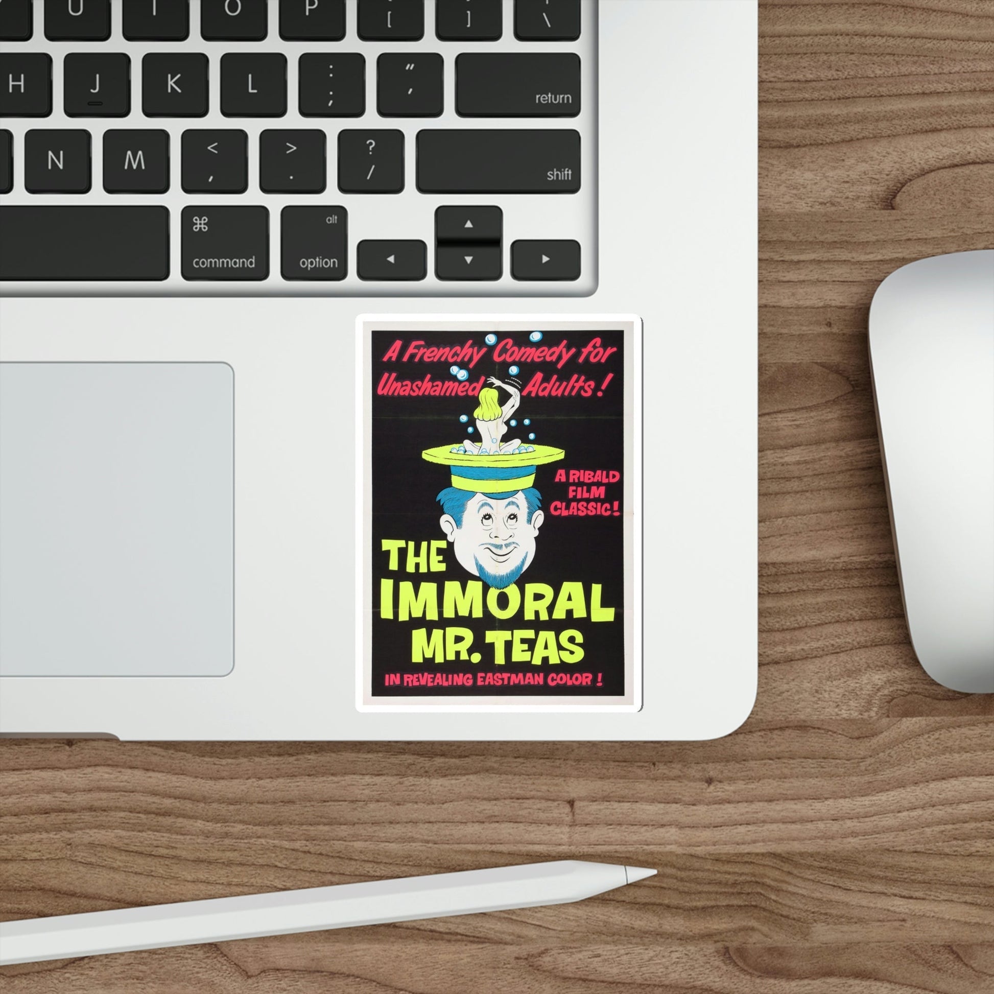 The Immoral Mr Teas 1959 v2 Movie Poster STICKER Vinyl Die-Cut Decal-The Sticker Space