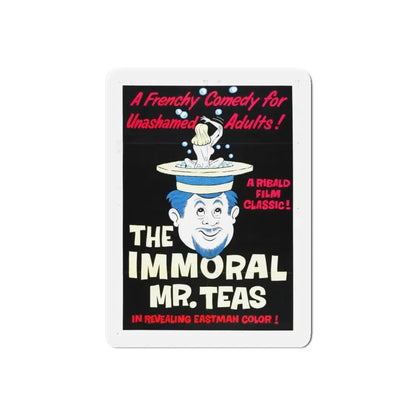THE IMMORAL MR. TEAS (2) 1959 Movie Poster - Refrigerator Magnet 6 Inch Die-Cut - The Sticker Space