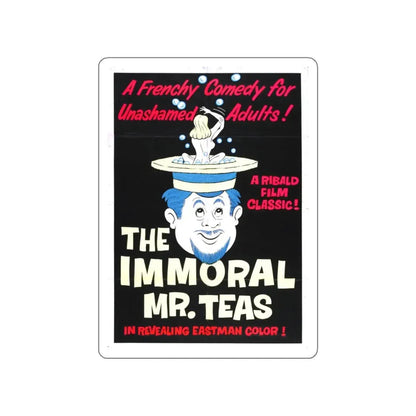 THE IMMORAL MR. TEAS (2) 1959 Movie Poster STICKER Vinyl Die-Cut Decal 5 Inch - The Sticker Space