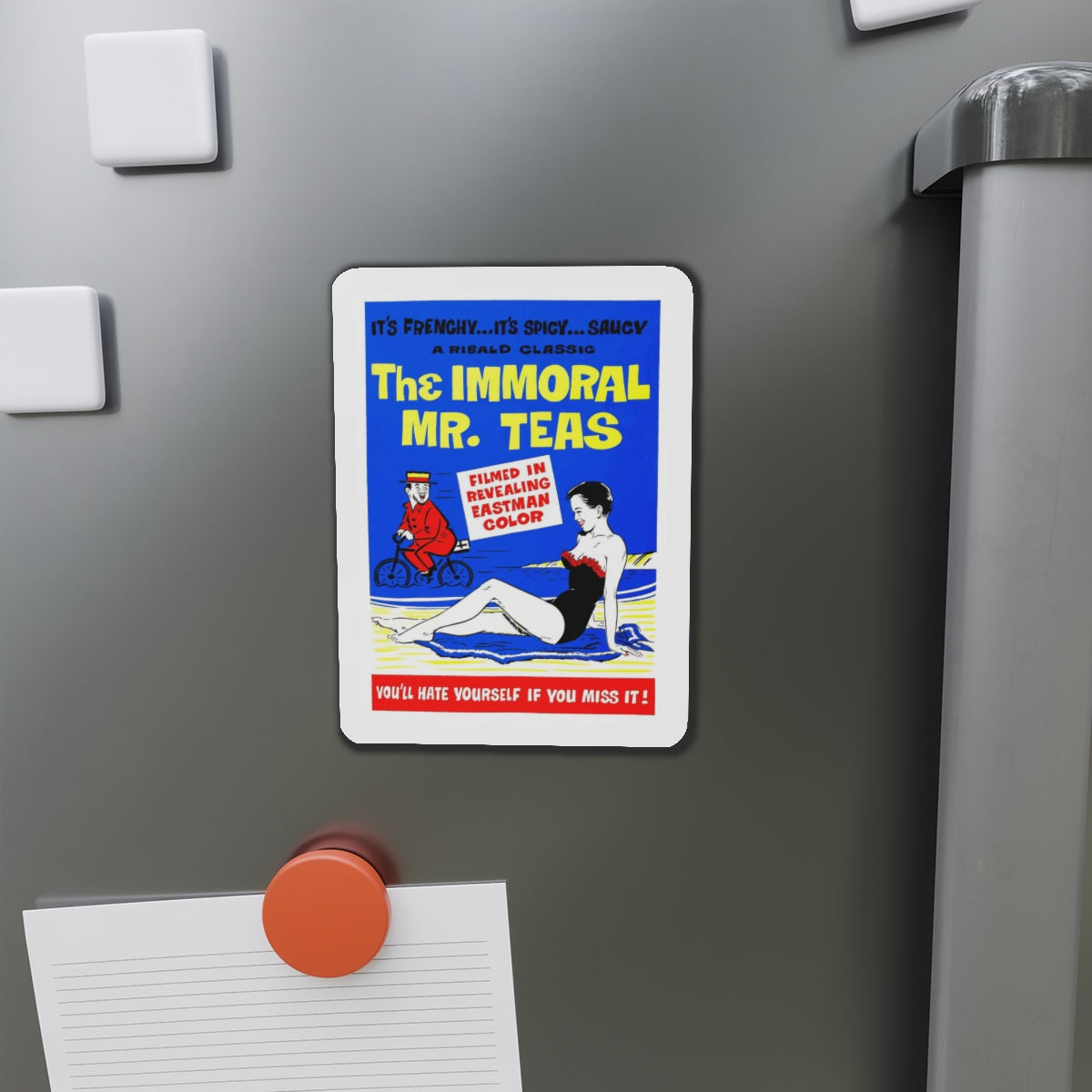 THE IMMORAL MR. TEAS 1959 Movie Poster - Refrigerator Magnet-The Sticker Space