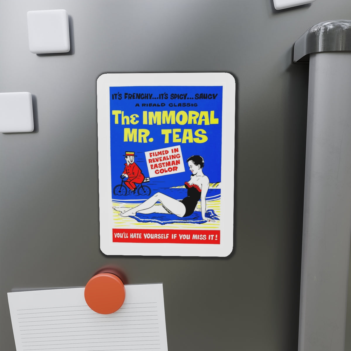 THE IMMORAL MR. TEAS 1959 Movie Poster - Refrigerator Magnet-The Sticker Space