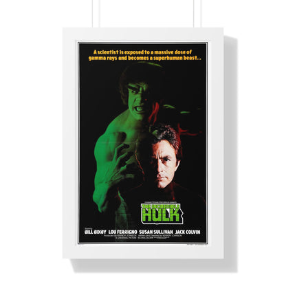 THE INCREDIBLE HULK (FERRIGNO) 1977 - Framed Movie Poster-16″ x 24″-The Sticker Space