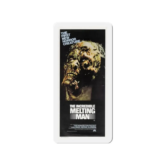 THE INCREDIBLE MELTING MAN 1977 Movie Poster - Refrigerator Magnet 2 Inch Die-Cut - The Sticker Space