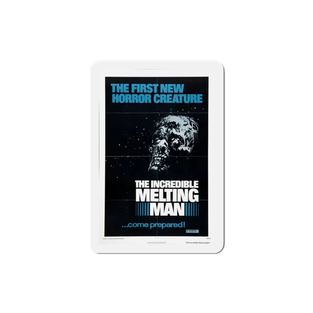 The Incredible Melting Man 1977 Movie Poster Refrigerator Magnet 3 Inch - The Sticker Space