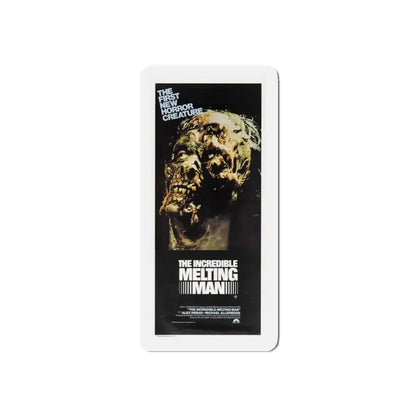 THE INCREDIBLE MELTING MAN 1977 Movie Poster - Refrigerator Magnet 4 Inch Die-Cut - The Sticker Space