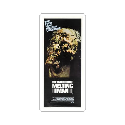 THE INCREDIBLE MELTING MAN 1977 Movie Poster - STICKER Vinyl Kiss-Cut Decal 6 Inch White - The Sticker Space