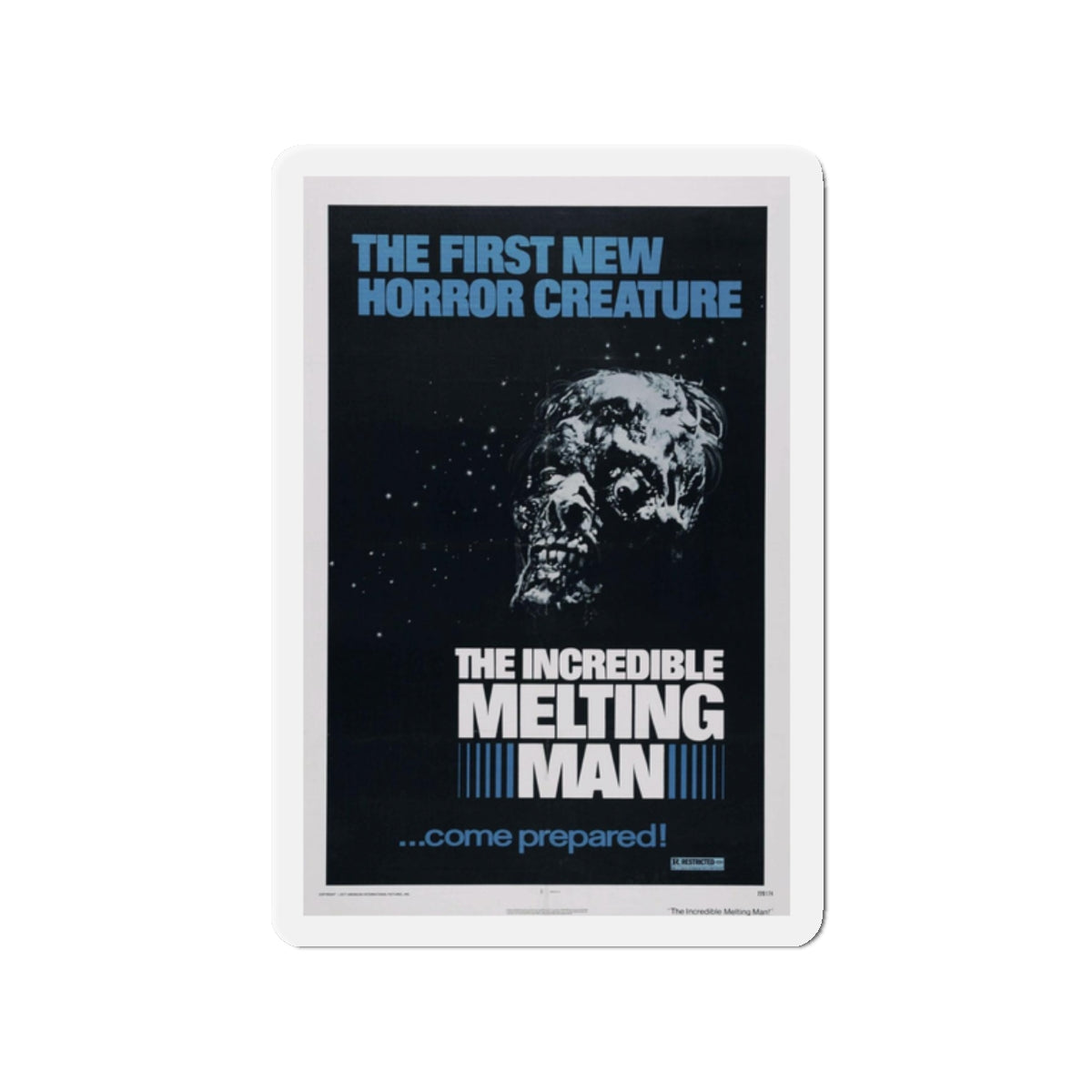 THE INCREDIBLE MELTING MAN (2) 1977 Movie Poster - Refrigerator Magnet-2" x 2"-The Sticker Space