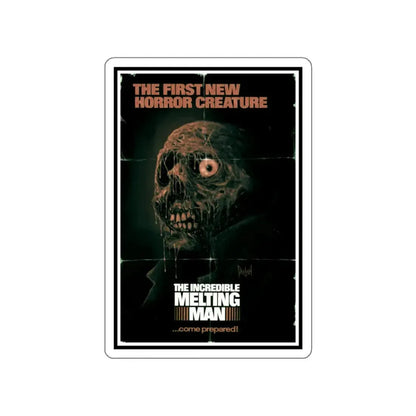 THE INCREDIBLE MELTING MAN (3) 1977 Movie Poster STICKER Vinyl Die-Cut Decal 4 Inch - The Sticker Space