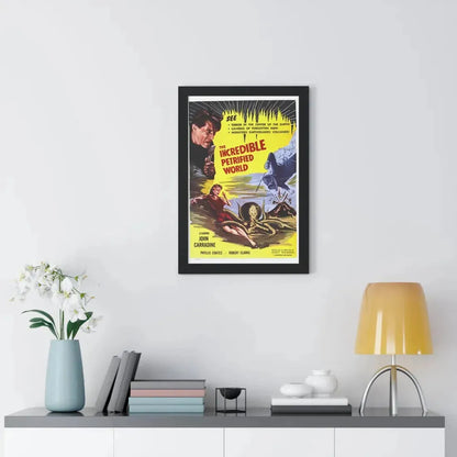 THE INCREDIBLE PETRIFIED WORLD 1959 - Framed Movie Poster - The Sticker Space
