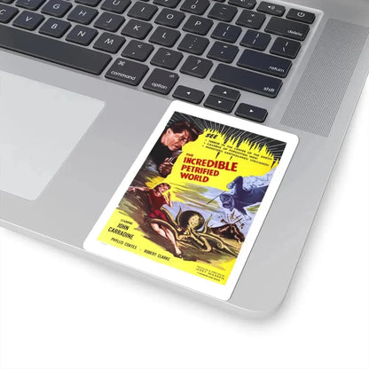 THE INCREDIBLE PETRIFIED WORLD 1959 Movie Poster - STICKER Vinyl Kiss-Cut Decal - The Sticker Space