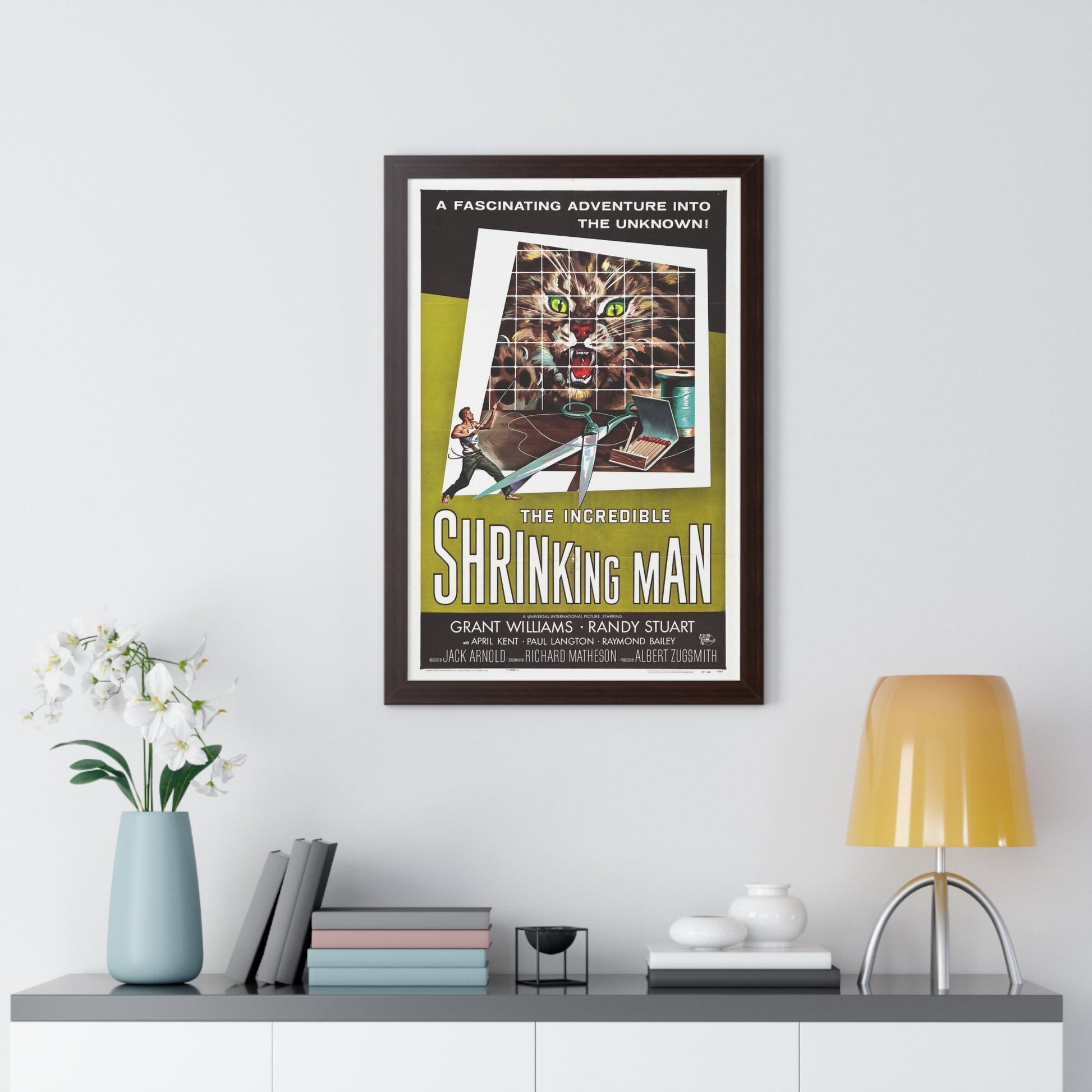 THE INCREDIBLE SHRINKING MAN 1957 - Framed Movie Poster-The Sticker Space