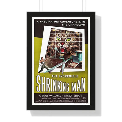 THE INCREDIBLE SHRINKING MAN 1957 - Framed Movie Poster 16″ x 24″ Black - The Sticker Space
