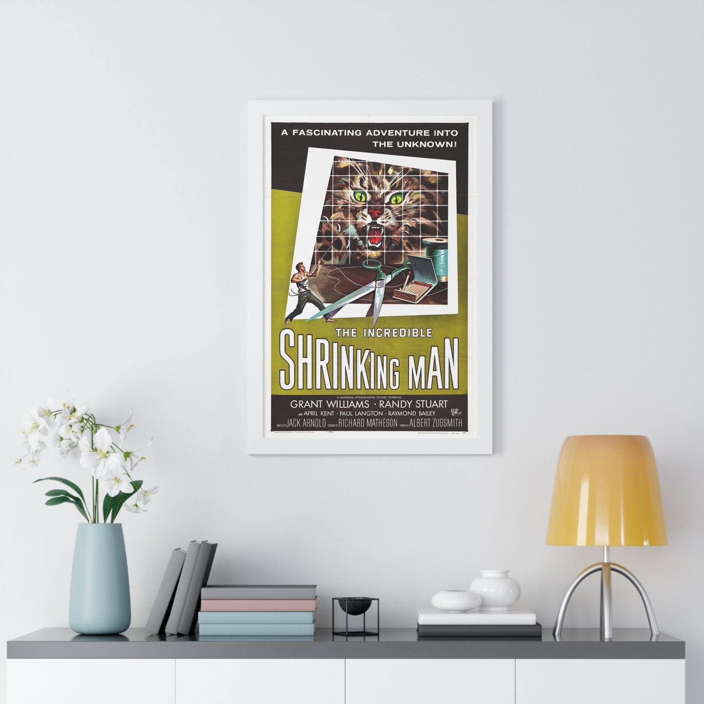 THE INCREDIBLE SHRINKING MAN 1957 - Framed Movie Poster-The Sticker Space