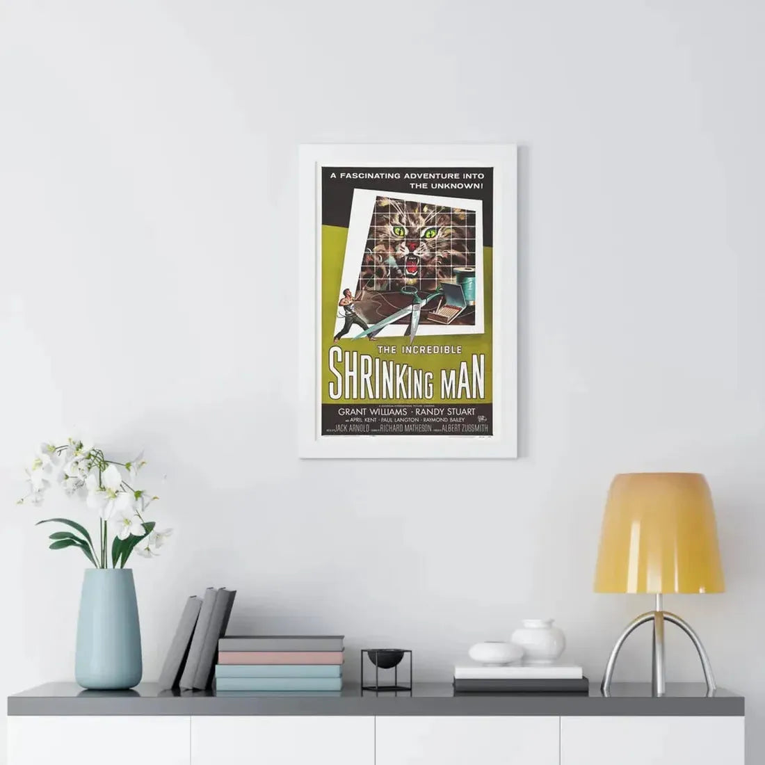 THE INCREDIBLE SHRINKING MAN 1957 - Framed Movie Poster - The Sticker Space