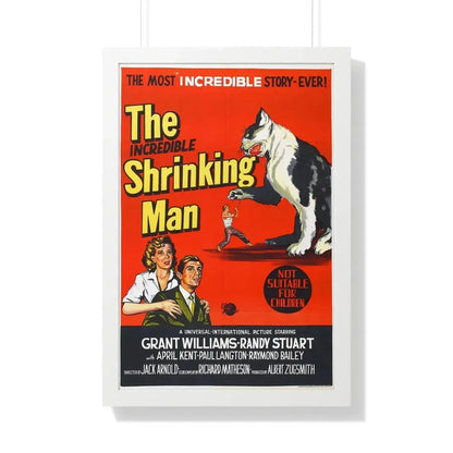 THE INCREDIBLE SHRINKING MAN (2) 1957 - Framed Movie Poster 20" x 30" White - The Sticker Space
